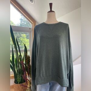 Altar'd State : Green Crewneck Sweatshirt